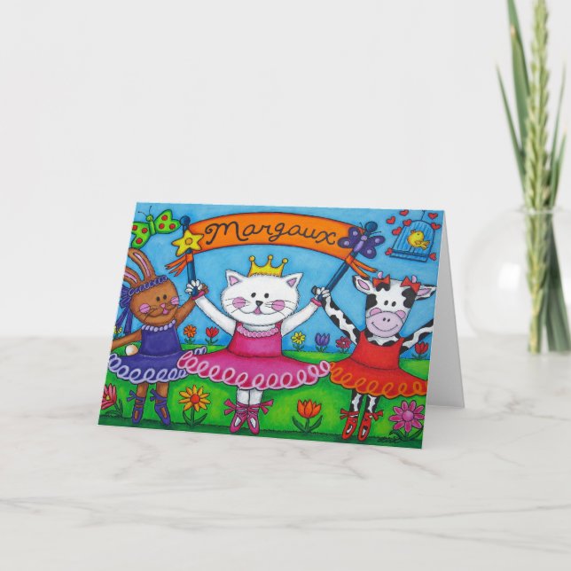Margaux & Friends Greeting Cards (Front)