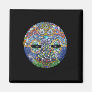 Marge mosaic mask magnet