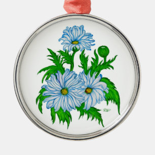 Margeriten Blume Metal Tree Decoration