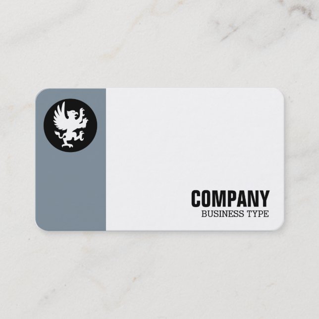 Margin Circle - Griffin - Cool Grey 7e8f9c Business Card (Front)