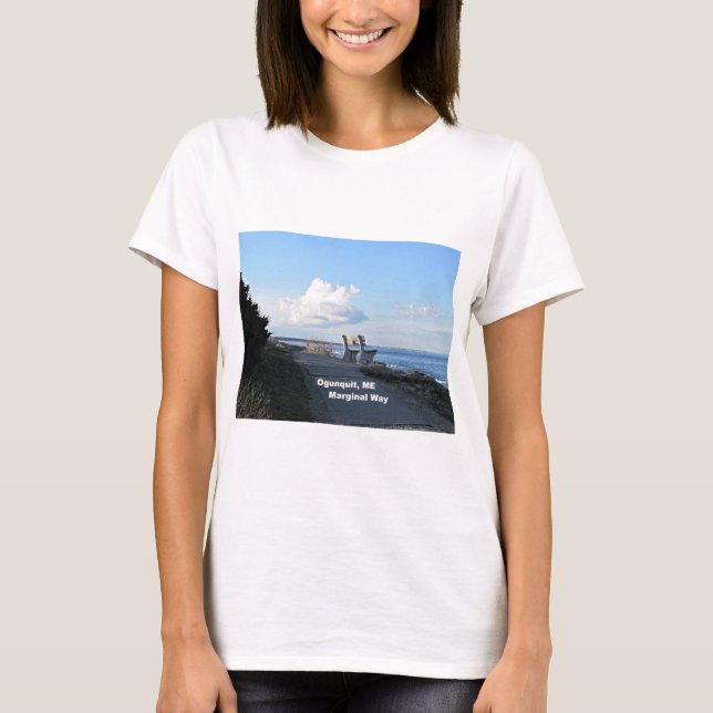 Marginal Way, Ogunquit, Maine T-Shirt (Front)