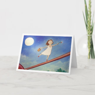 Margot and the moon card