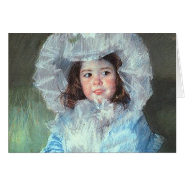 Margot in Blue, Mary Cassatt (Front Horizontal)