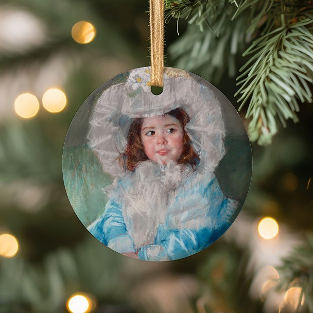 Margot in Blue | Mary Cassatt Ceramic Tree Decoration (Creator Uploaded)
