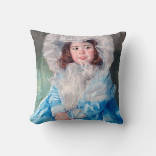 Margot in Blue, Mary Cassatt Cushion