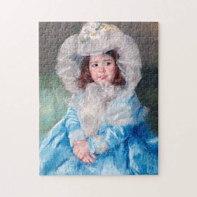 Margot in Blue, Mary Cassatt Jigsaw Puzzle (Vertical)