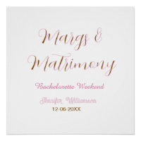 Margs and matrimony add name date bachelorette par