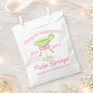 Margs and Matrimony Margaritas Bachelorette Party Favour Bags
