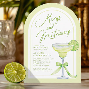Margs & Matrimony Bridal Shower Invitation