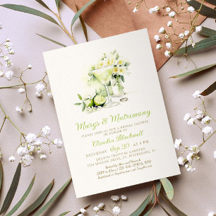 Margs & Matrimony Bridal Shower Invitation