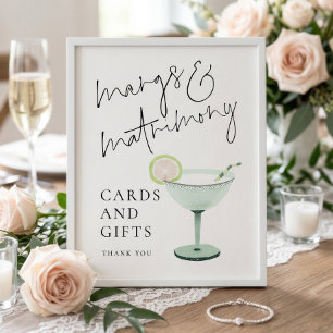 Margs Matrimony Cards Gifts Sign Bridal Shower 