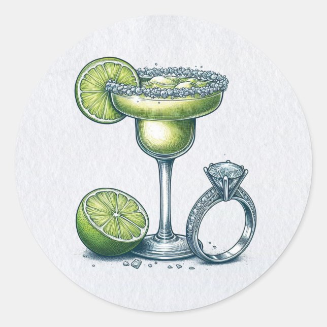 Margs & Matrimony Classic Round Sticker (Front)
