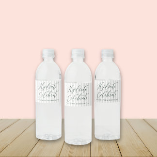 Margs & Matrimony Custom Water bottle Label