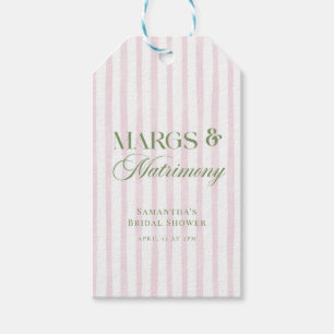 Margs & Matrimony Lime Margarita Bridal Shower Gift Tags