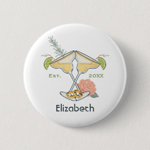 Margs & Matrimony Personalised Bachelorette Party 6 Cm Round Badge