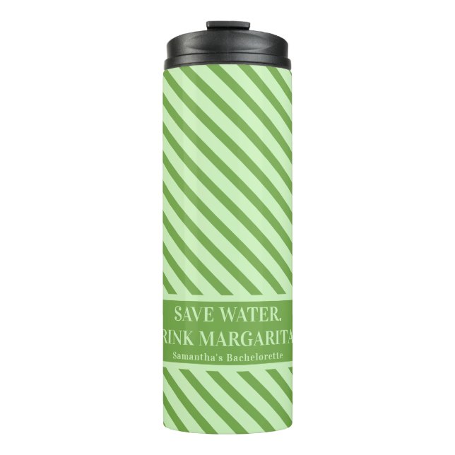 Margs Matrimony Tequila Bridal Shower Bachelorette Thermal Tumbler (Front)