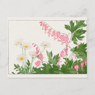 Marguerite, Bleeding heart by Tanigami Konan Postcard