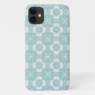 Marguerite , Daisies flowers in ice blue Case-Mate iPhone Case
