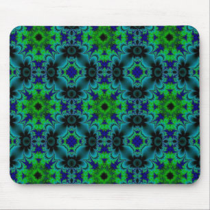 Marguerite , Daisies Flowers in Retro Style Mouse Pad