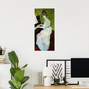 Marguerite Gachet at the Piano by Vincent van Gogh Poster