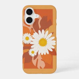 Marguerites sur Bloc Vintage iPhone 16 Case