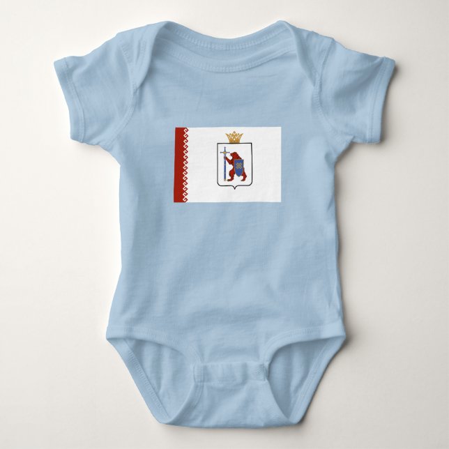 Mari El Flag Baby Bodysuit (Front)