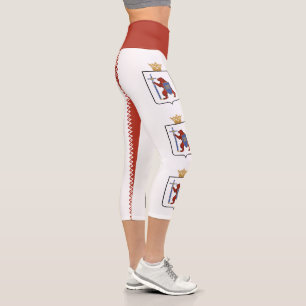 Mari El Flag Capri Leggings