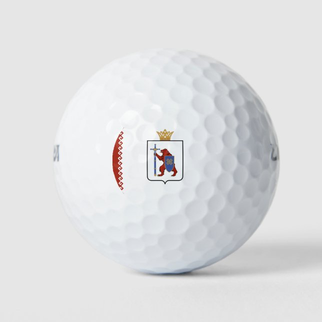 Mari El Flag Golf Balls (Front)