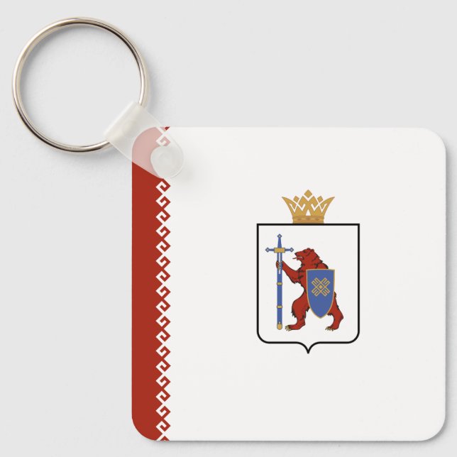 Mari El Flag Key Ring (Front)