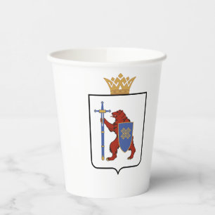 Mari El Flag Paper Cups