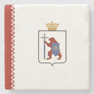 Mari El Flag Stone Coaster
