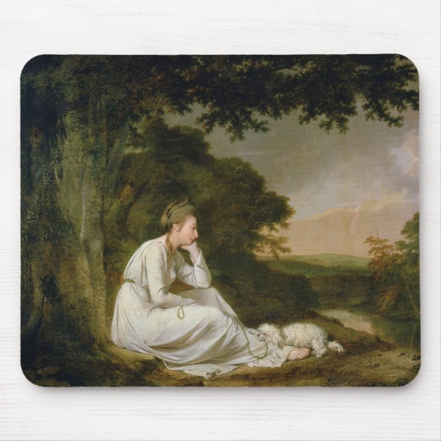 Maria, 'A Sentimental Journey' Mouse Pad (Front)