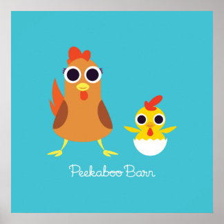 Maria & Bandit the Chickens Poster