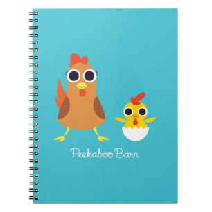 Maria & Bandit the Chickens Spiral Notebook