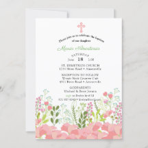 Maria Baptism Invitation