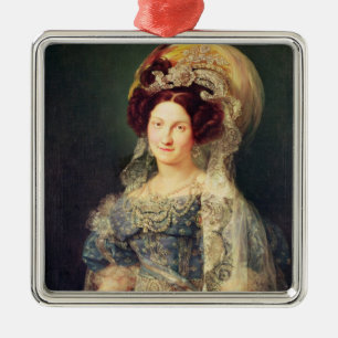 Maria Christina de Bourbon Metal Tree Decoration
