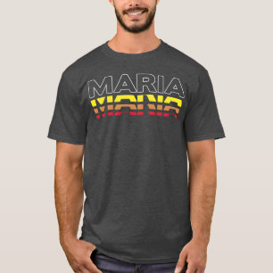 Maria First Name Funny Vintage Sunset Maria gift T-Shirt
