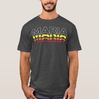 Maria First Name Funny Vintage Sunset Maria gift T-Shirt