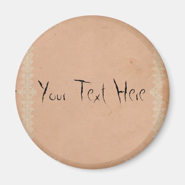 Maria Flowers Large, 3 Inch Round Magnet (Front)