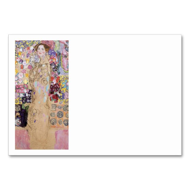 Maria in Among Flowers Table Number (Front)