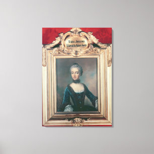 Maria Josepha of Bavaria second wife of Joseph Canvas Print
