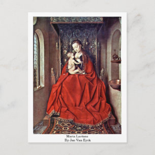 Maria Lactans By Jan Van Eyck Postcard