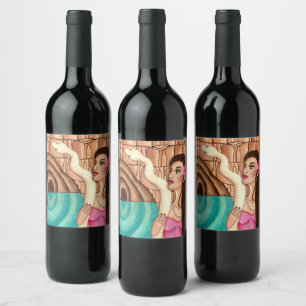 María Lionza, Diosa Venezolana de las agua Wine Label