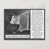 Maria Mitchell Scientist Astronomer Suffragist