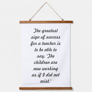 Maria Montessori  Hanging Tapestry
