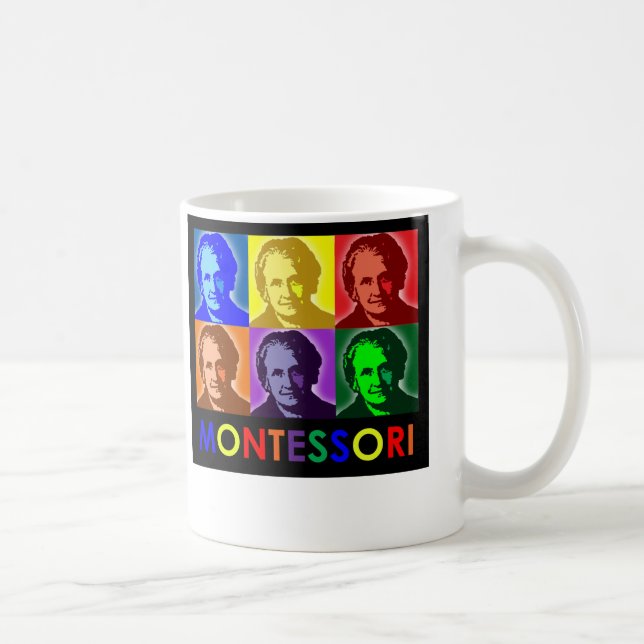 Maria Montessori Pop-Art Mug (Right)