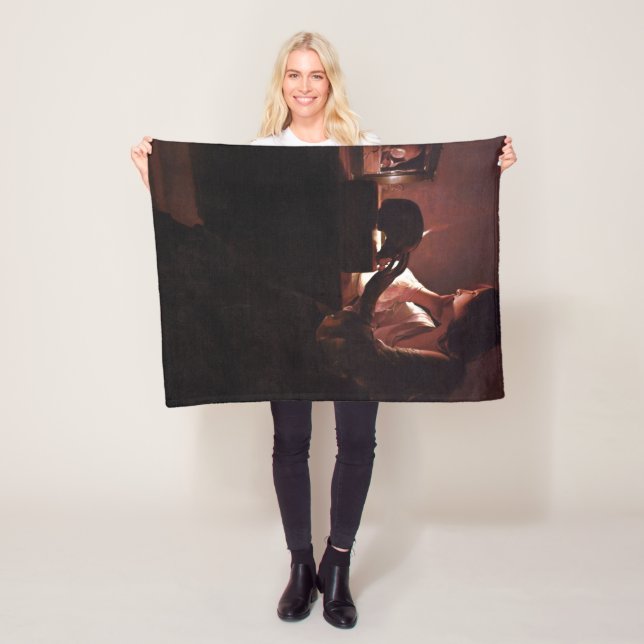 Maria Regrets, La Tour Fleece Blanket (In Situ)