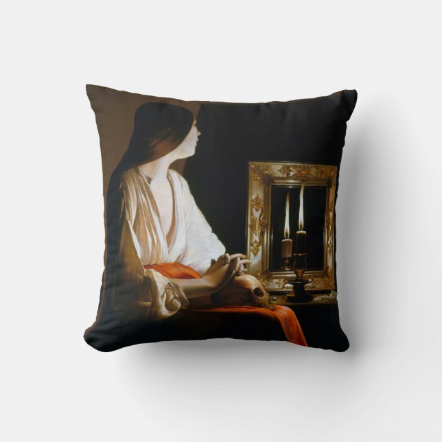 Maria Repenting, La Tour Cushion (Front)