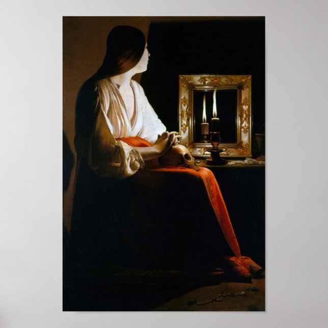 Maria Repenting, La Tour Poster (Front)