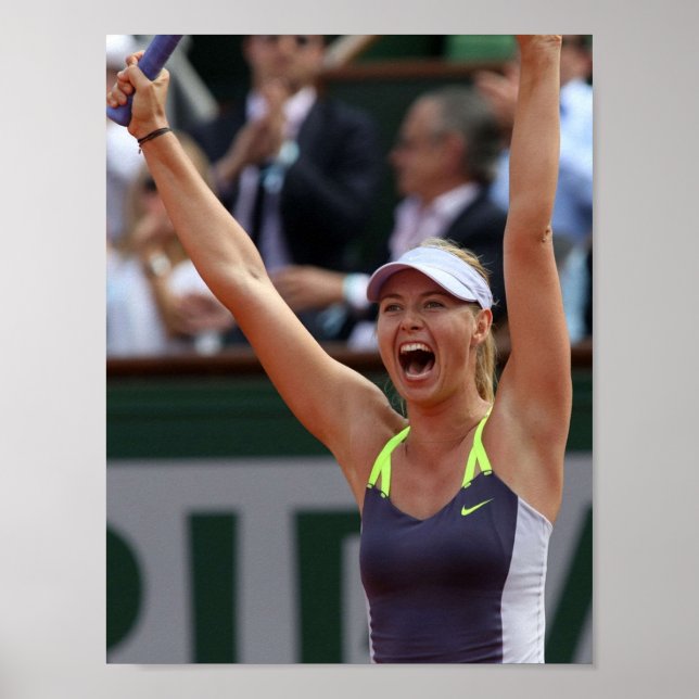 Maria Sharapova Poster (Front)